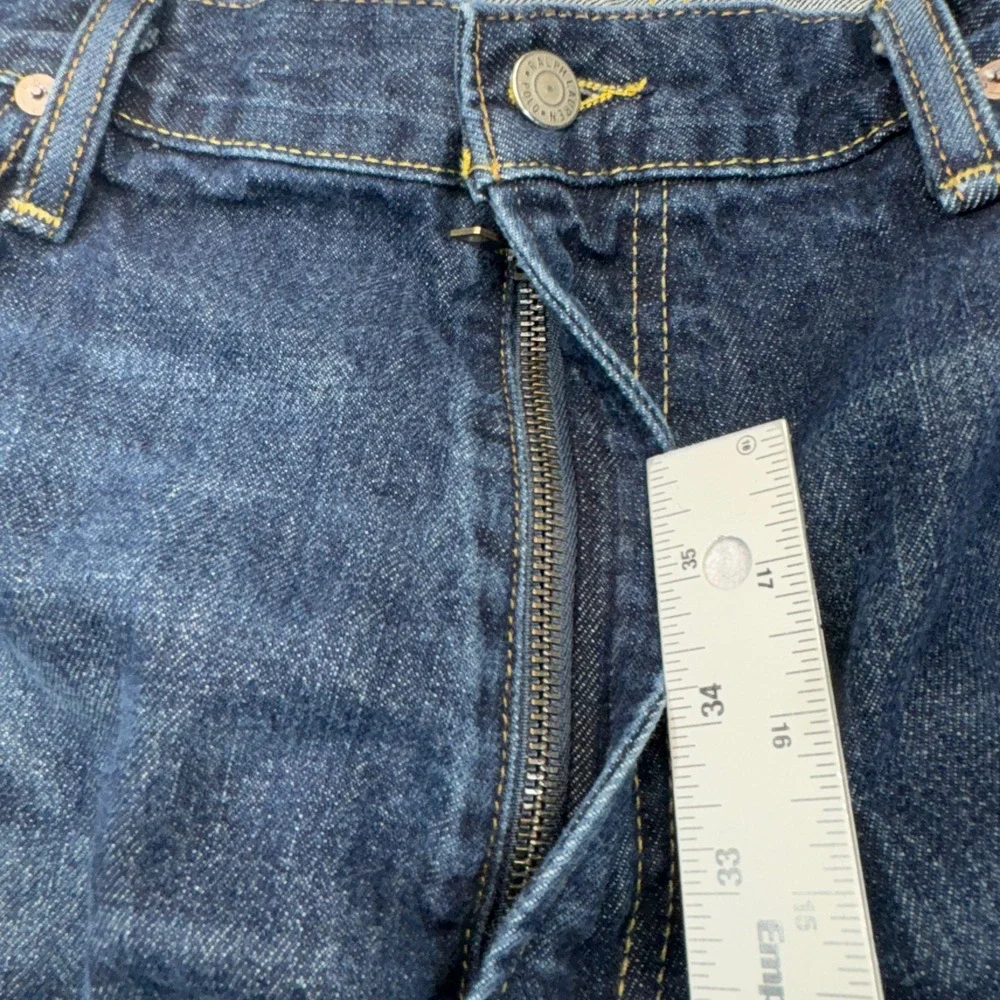Polo Ralph Lauren Jeans Mens 40x32 Blue Hampton Relaxed Straight 5 Pocket Preppy